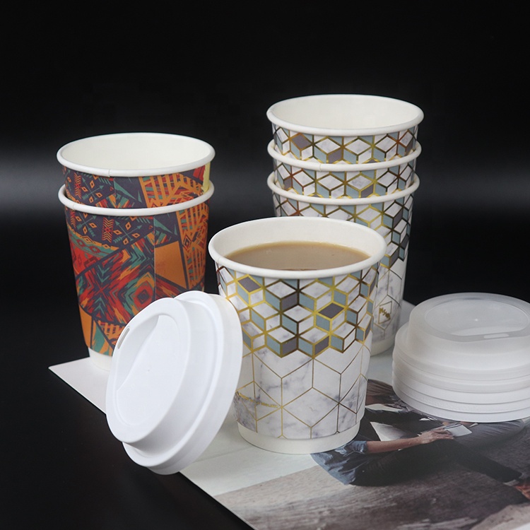 Biodegradable environmental protection paper coffee cup