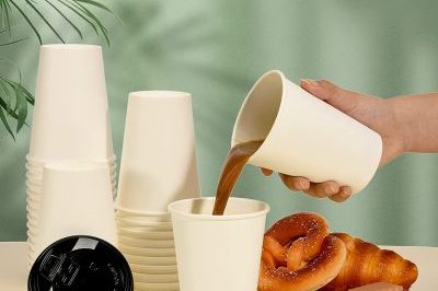 Improved 12 Oz Disposable Paper Cups (5)