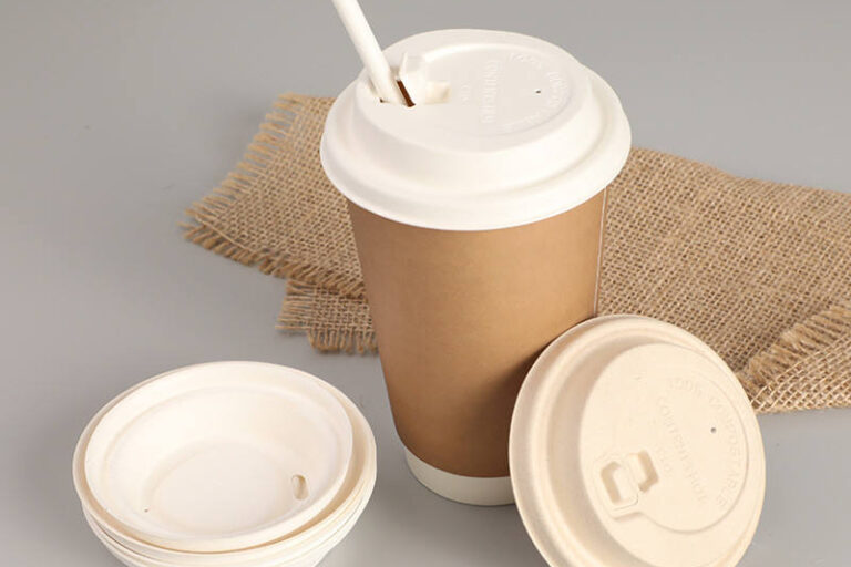 Coffee cup paper lids for takeaway drinks (3) Wholesale disposable coffee paper lids supplier