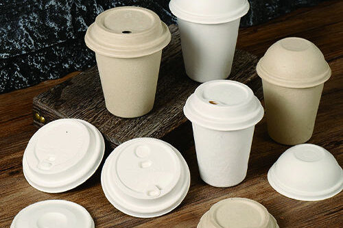 Compostable coffee paper lids for takeaway cups (3) Biodegradable coffee paper lids factory supply
