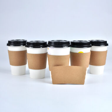 Wholesale custom printed coffee paper sleeve supplier