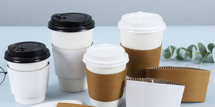 Wholesale custom printed coffee paper sleeve supplier
