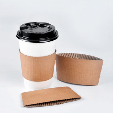 Wholesale custom printed coffee paper sleeve supplier