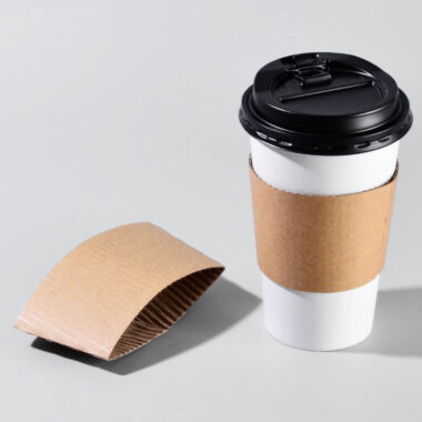 Wholesale custom printed coffee paper sleeve supplier