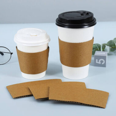 Wholesale custom printed coffee paper sleeve supplier