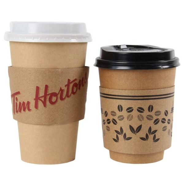 Disposable coffee paper sleeve wholesale custom print