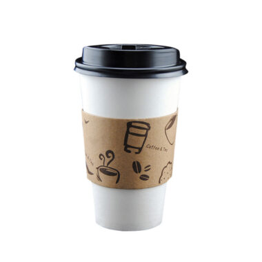 Disposable coffee paper sleeve wholesale custom print
