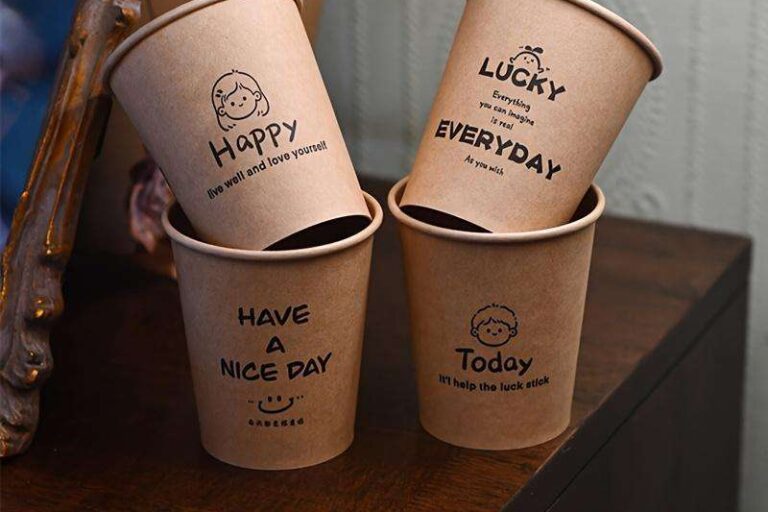 Disposable paper coffee & tea cups supplier (4) Custom recyclable paper coffee and tea cups