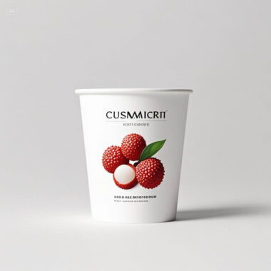 Custom logo printed disposable paper coffee cups