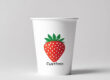 Custom logo printed disposable paper coffee cups
