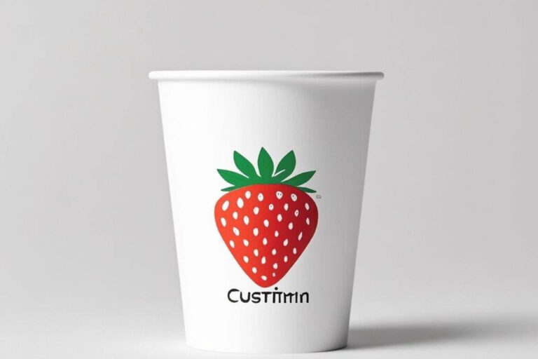 Disposable paper coffee & tea cups with custom logo (3) Custom logo printed disposable paper coffee cups