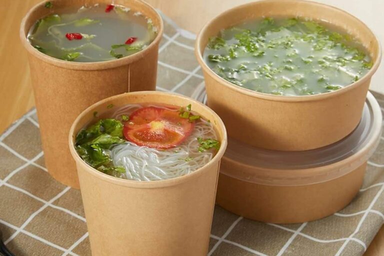 High-quality kraft food bowls wholesale packaging