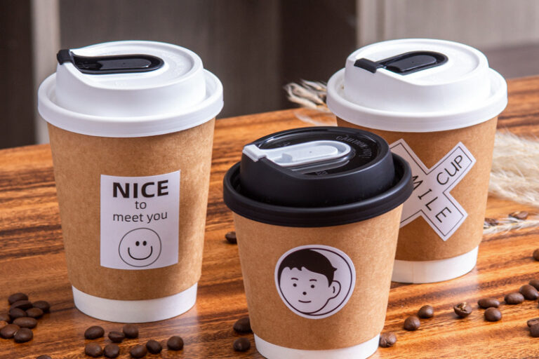 Eco-friendly double wall coffee cups wholesale supply (1) Wholesale custom logo double wall paper coffee & tea cups
