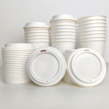 Custom biodegradable paper lids bulk supply