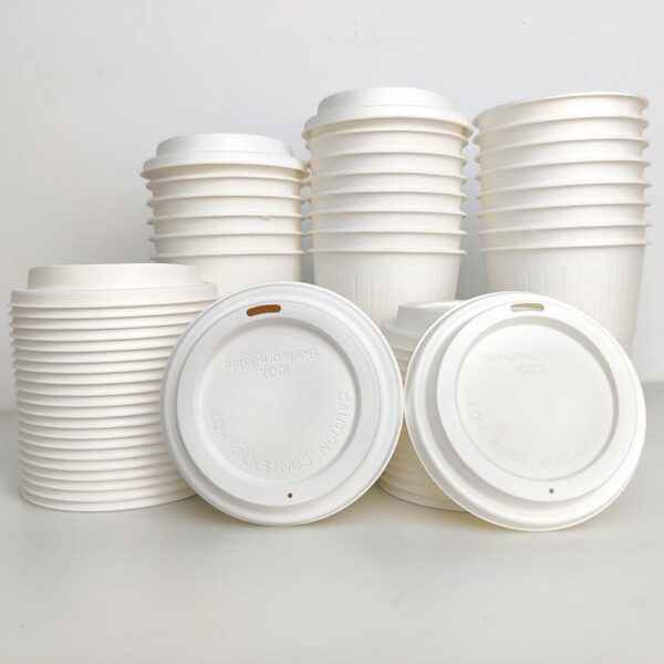Custom biodegradable paper lids bulk supply