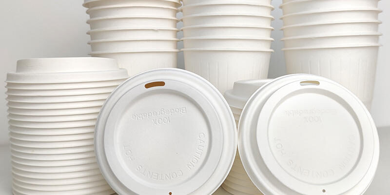 Custom biodegradable paper lids bulk supply