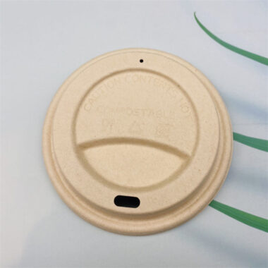 Custom biodegradable paper lids bulk supply