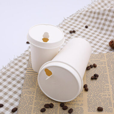 Biodegradable coffee paper lid manufacturer supply