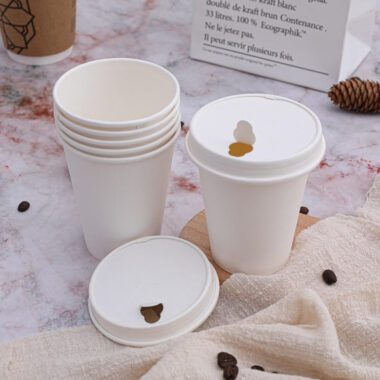Biodegradable coffee paper lid manufacturer supply