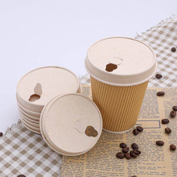 Biodegradable coffee paper lid manufacturer supply