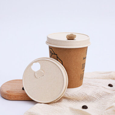 Biodegradable coffee paper lid manufacturer supply