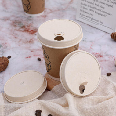 Biodegradable coffee paper lid manufacturer supply