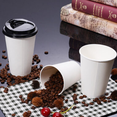 Biodegradable eco-friendly paper coffee & tea cups