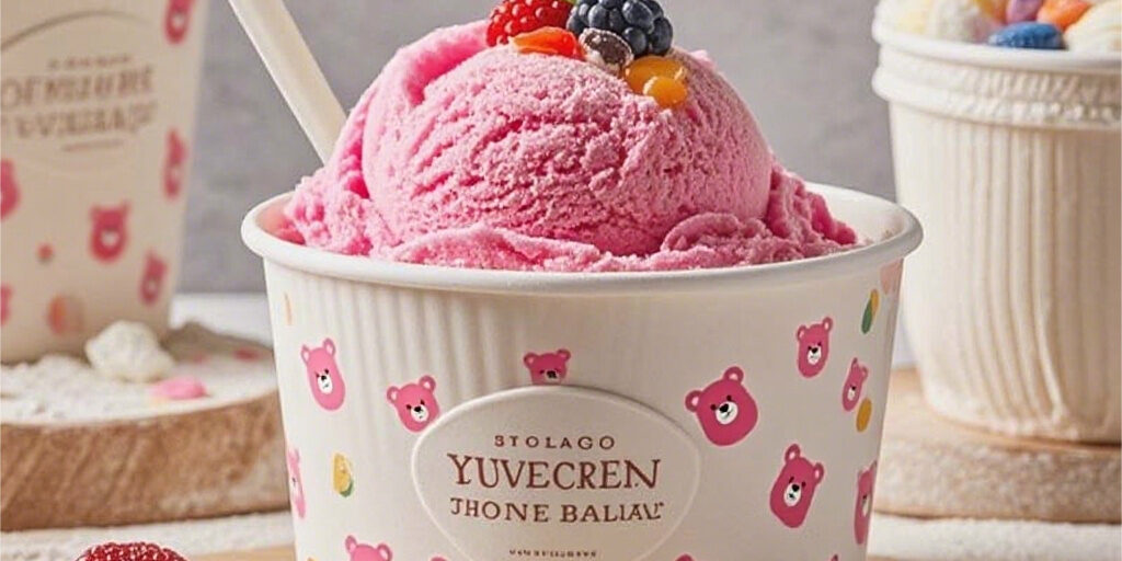 Biodegradable paper ice cream cups from supplier