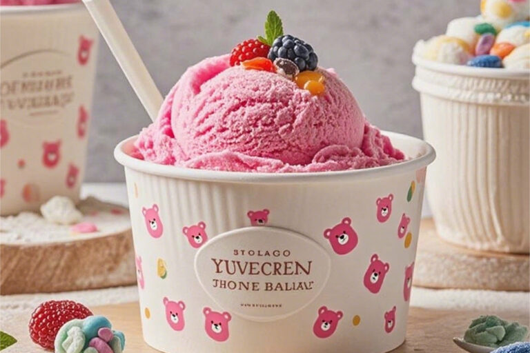 Biodegradable paper ice cream cups from supplier