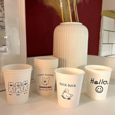 Wholesale food grade paper coffee and tea cups