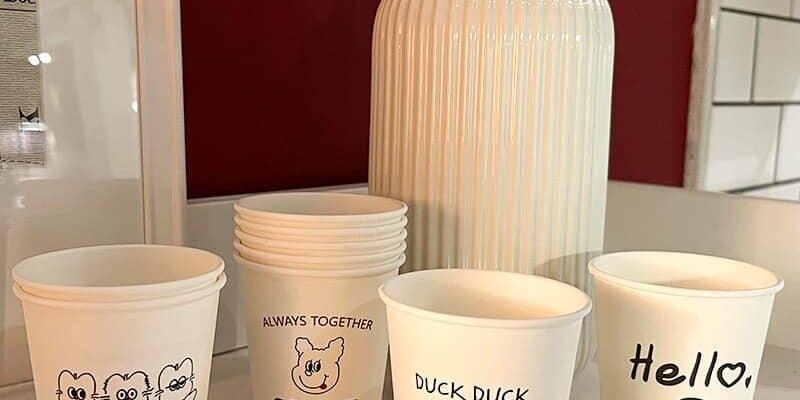 Wholesale food grade paper coffee and tea cups