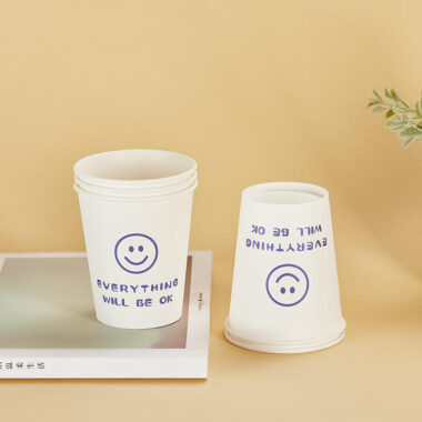 High quality recyclable paper coffee and tea cups
