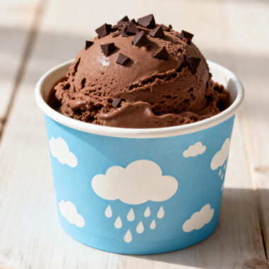 Custom disposable paper ice cream cups with logo printing