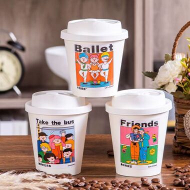 Single wall insulated anti-scald paper coffee cups for coffee and tea