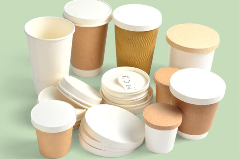 Eco-friendly disposable coffee paper cup lid
