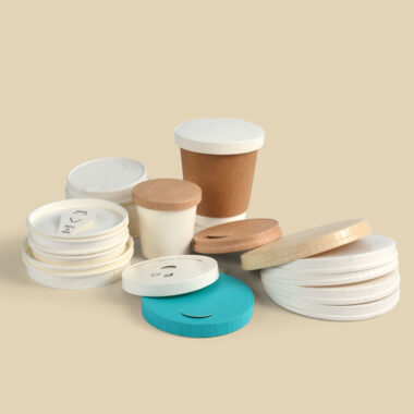 Eco-friendly disposable coffee paper cup lid