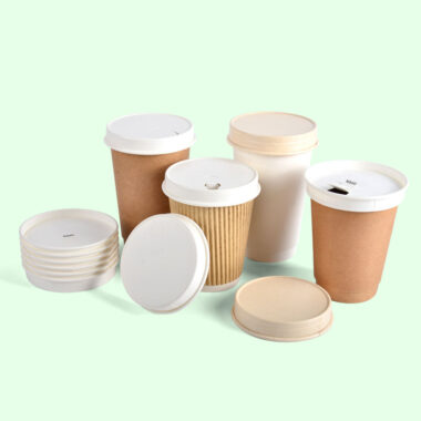 Eco-friendly disposable coffee paper cup lid