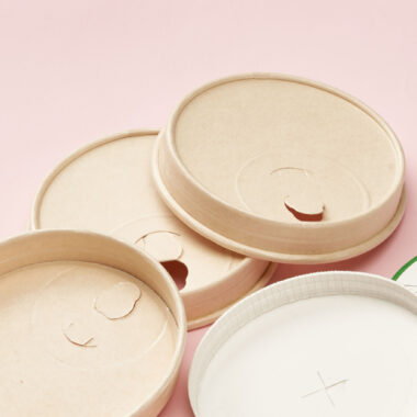 Eco-friendly disposable coffee paper cup lid