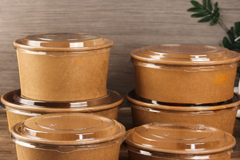 Food grade oil-proof disposable food bowls and soup cups for takeaway