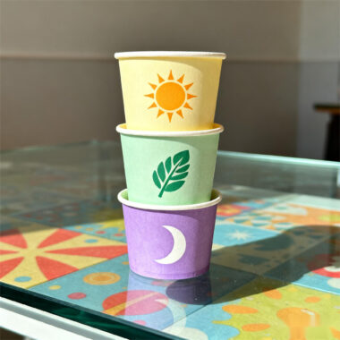 Double wall premium paper ice cream cups for dessert packaging